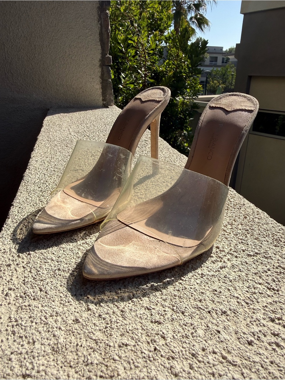 Tony bianco Marley heels in clear